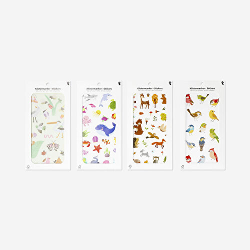 Flying Tiger Copenhagen Yaban Hayvanları Sticker Seti
