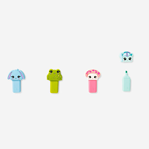 Flying Tiger Copenhagen 4'lü Silikon Uçlu Fosforlu Kalem