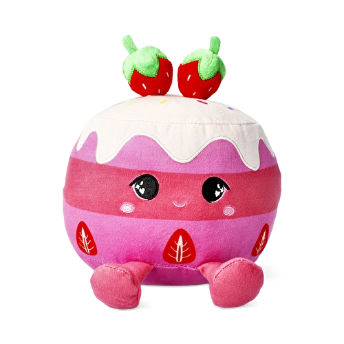 Flying Tiger Copenhagen Çilekli Pasta Peluş Oyuncak 15 cm