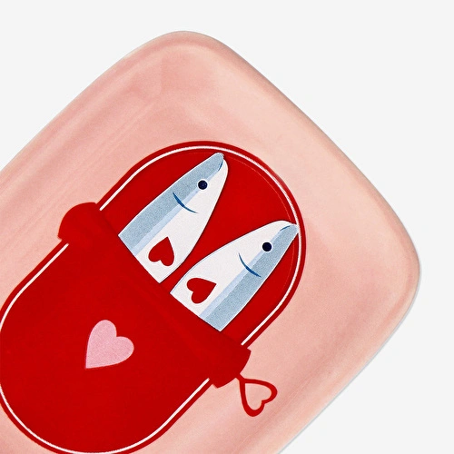 Flying Tiger Copenhagen Balık Desenli Küçük Takı Tabağı Flying Tiger Copenhagen Balık Desenli Küçük Takı Tabağı