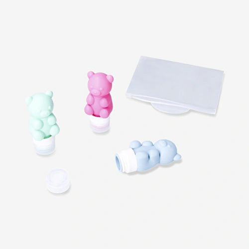 Flying Tiger Copenhagen Ayıcık Şeklinde Silikon Seyahat Şişesi