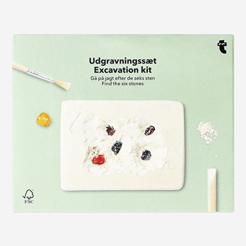 Flying Tiger Copenhagen Renkli Taşlı Kazı Seti