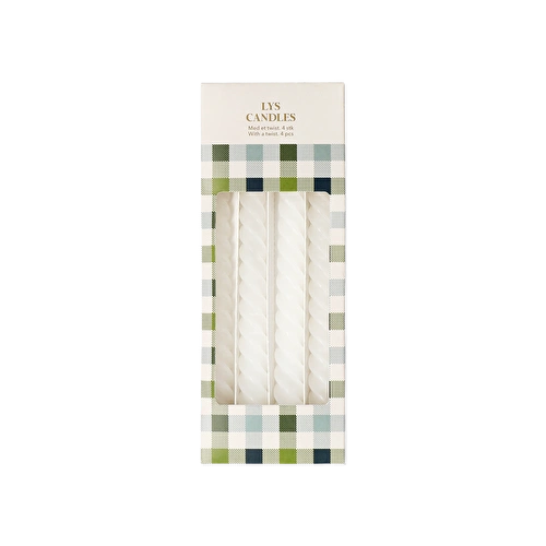 Flying Tiger Copenhagen Beyaz Burgu Şamdan Mum Seti Flying Tiger Copenhagen Beyaz Burgu Şamdan Mum Seti