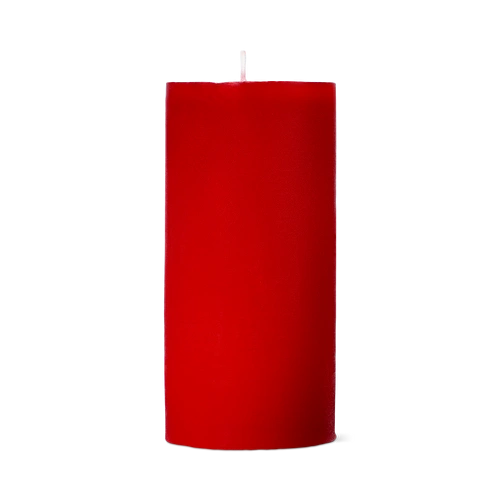 Flying Tiger Copenhagen Kırmızı Rustik Mum 12 x 5,7 cm