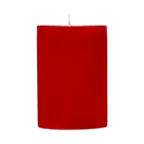 Flying Tiger Copenhagen Kırmızı Rustik Mum 8 x 5,7 cm