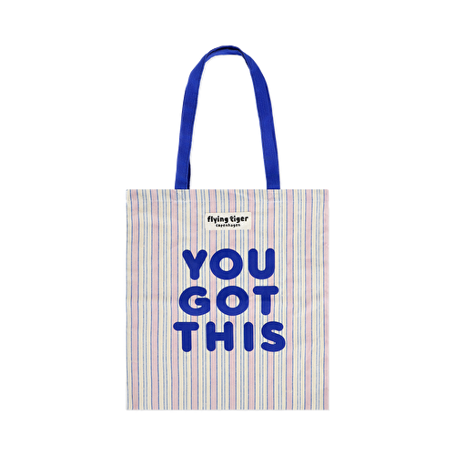 Flying Tiger Copenhagen You Got This Yazılı Bez Çanta