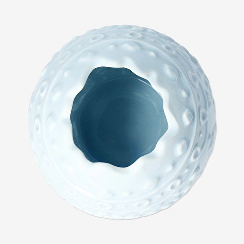 Flying Tiger Copenhagen Yumurta Şeklinde Mavi Seramik Vazo