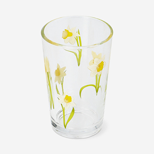 Flying Tiger Copenhagen Sarı Çiçekli Su Bardağı 220 ml