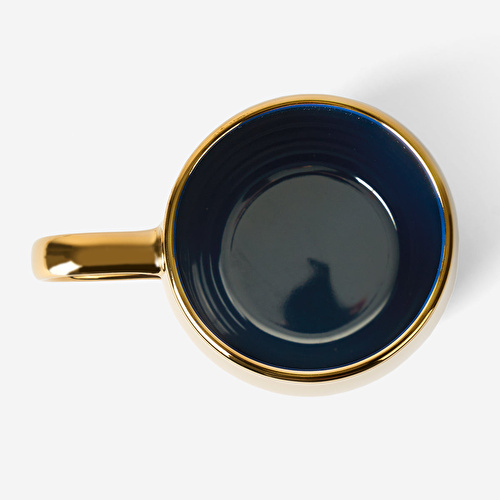 Flying Tiger Copenhagen Altın Renkli Seramik Kupa 400 ml