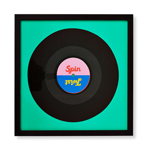 Flying Tiger Copenhagen Siyah Plak Kapağı Detaylı Çerçeve