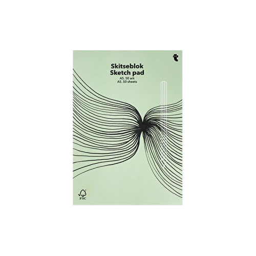 Flying Tiger Copenhagen Bambu Eskiz Defteri A5 50 Sayfalı