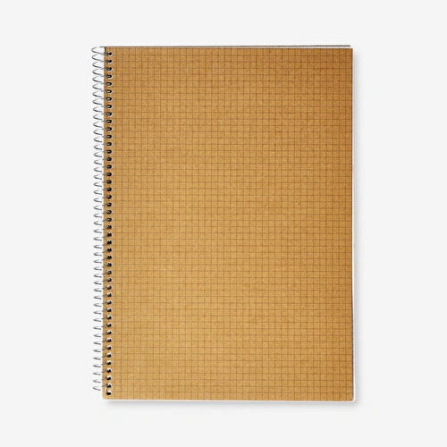 Flying Tiger Copenhagen Sprillai Kraft Kapaklı Kareli Defter A4