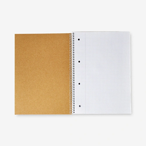 Flying Tiger Copenhagen Sprillai Kraft Kapaklı Kareli Defter A4