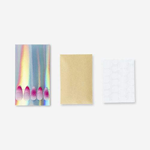 Flying Tiger Copenhagen Pembe Fransız Manikürlü Takma Tırnak Seti