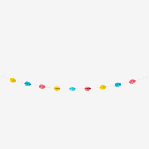 Flying Tiger Copenhagen Renkli Yumurta Detaylı Kağıt Süs