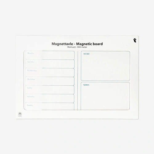 Flying Tiger Copenhagen Mıknatıslı Kalemli Haftalık Planlayıcı Flying Tiger Copenhagen Mıknatıslı Kalemli Haftalık Planlayıcı