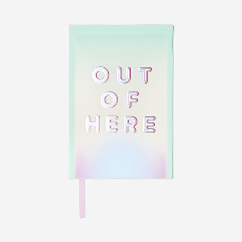 Flying Tiger Copenhagen Mavi Renk Geçişli Not Defteri