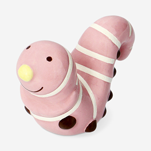 Flying Tiger Copenhagen Tırtıl Şeklinde Seramik Saksı Süsü Flying Tiger Copenhagen Tırtıl Şeklinde Seramik Saksı Süsü