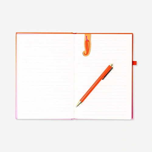 Flying Tiger Copenhagen Kalemli Ayraçlı Turuncu Defter