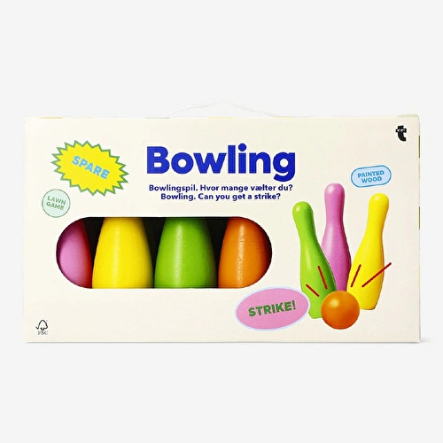 Flying Tiger Copenhagen Mini Ahşap Bowling Seti Flying Tiger Copenhagen Mini Ahşap Bowling Seti