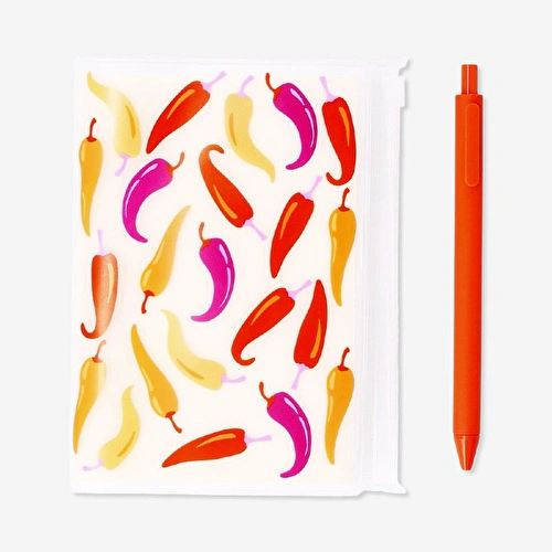 Flying Tiger Copenhagen Kırmızı Biber Desenli Defter A6