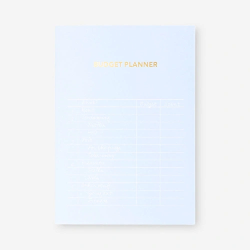 Flying Tiger Copenhagen Mavi Bütçe Planlayıcı Defter