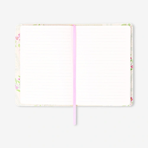 Flying Tiger Copenhagen Çiçek Nakışı Desenli Defter A5 Flying Tiger Copenhagen Çiçek Nakışı Desenli Defter A5