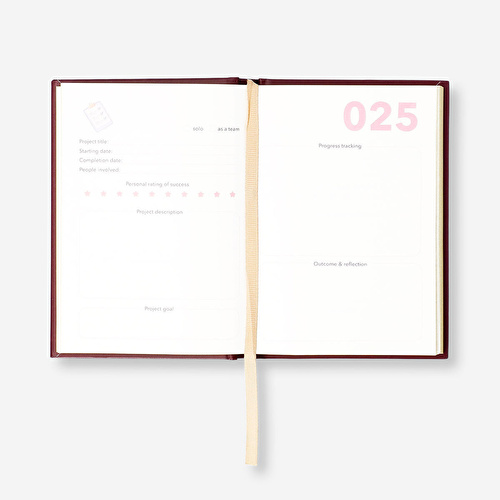 Flying Tiger Copenhagen Bordo Proje Planlayıcı Defter