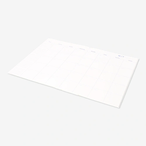 Flying Tiger Copenhagen Bej Çiçekli Haftalık Planlayıcı A4 Defter