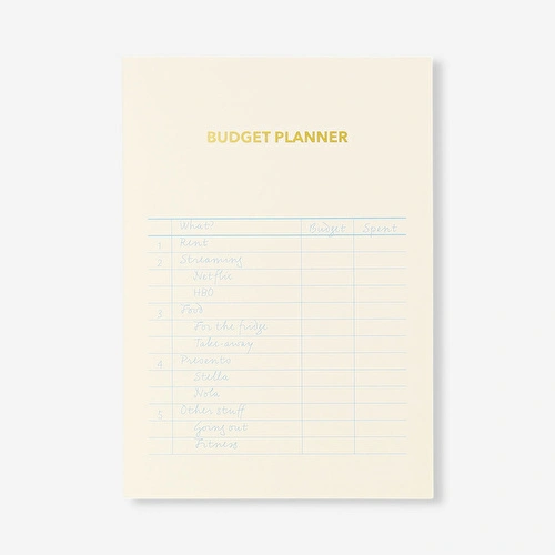 Flying Tiger Copenhagen Bütçe Planlayıcı Bej A5 Defter