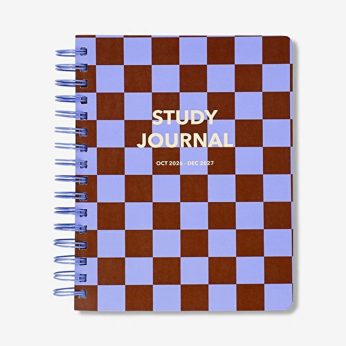 Flying Tiger Copenhagen Bordo Kareli Çalışma Planlayıcı Defter
