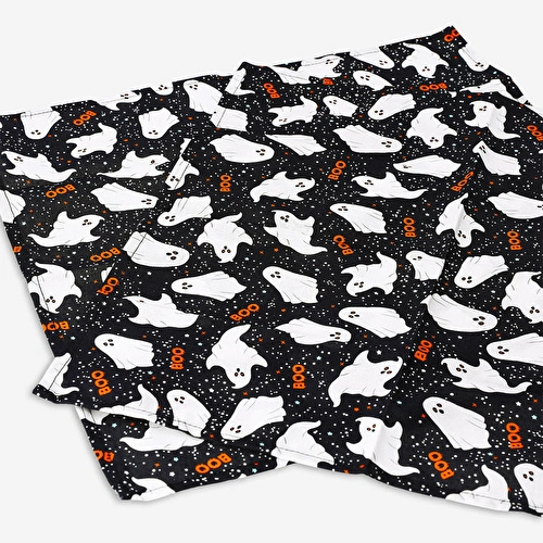 Flying Tiger Copenhagen Hayalet Desenli Siyah Kumaş Peçete