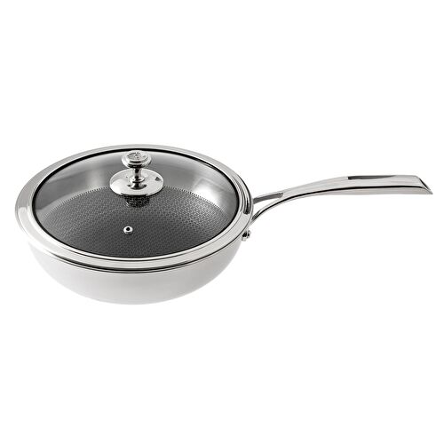 Jumbo Gourmet 3PLY İndüksiyon Tabanlı Wok Tava 26 cm