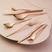 Jumbo 5100 Quartz Titanyum Bronz 12 Kişilik 84 Parça Çatal Kaşık Bıçak Seti
