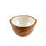 Jumbo Creme Ahşap Bowl Kase 12x12x6,5 cm