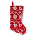 Flying Tiger Copenhagen Kar Tanesi Desenli Kırmızı Yılbaşı Çorabı
