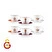 Karaca x Galatasaray Lisanslı 6 Kişilik Kahve Fincan Takımı 80 ml