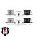 Karaca x Beşiktaş Lisanslı 6 Kişilik Kahve Fincan Takımı 80 ml