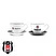 Karaca x Beşiktaş Lisanslı 2 Kişilik Çay Fincan Takımı 220 ml