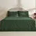 Karaca Home Amour Mio %100 Pamuk Çift Kişilik Nakışlı Nevresim Takımı Koyu Yeşil