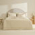 Karaca Home Elarıs Gofre Çift Kişilik Yatak Örtüsü Takımı Ekru