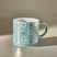 Karaca Daisy Lüsterli Mavi Mug 420 ml