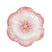 Baci Milano Botanica Çiçek Desenli Melamin Pembe Servis Tabağı 28 cm