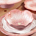 Baci Milano Botanica Çiçek Desenli Melamin Pembe Çukur Tabak 18 cm