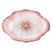 Baci Milano Botanica Çiçek Desenli Melamin Pembe Oval Tabak 40,5 cm