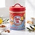 Baci Milano Dolce Vita Limon & Portakal Desenli Yeşil Pembe Paslanmaz Çelik Vakumlu Silindir Saklama Kutusu Ø 11 cm, H 18 cm