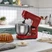 Karaca Maestrochef Stella Hamur Yoğurma Makinesi Cherry Red 1500W 5L