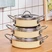 Karaca Ateş 6 Parça Emaye Omlet Set Krem