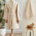 Karaca Home Marion Bej %100 Pamuk Bornoz Set L/XL