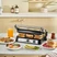 Karaca Inox Toastmate Grill 6 Dilim Kapasiteli Zaman Ayarlı Döküm Plakalı Izgara ve Tost Makinesi 2000W  